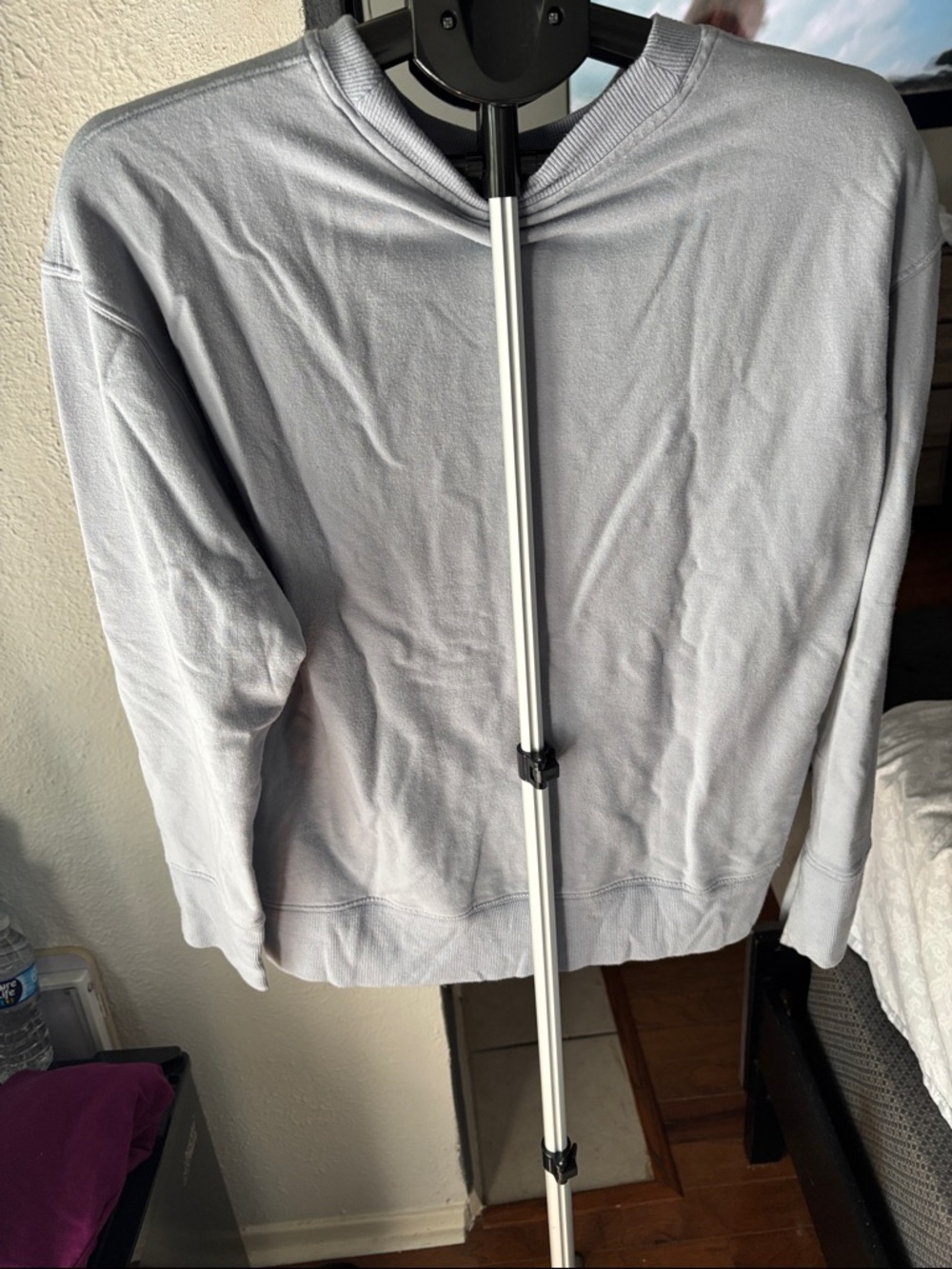 Athleta Blue Henley Sweatshirt - Picture 4 of 5